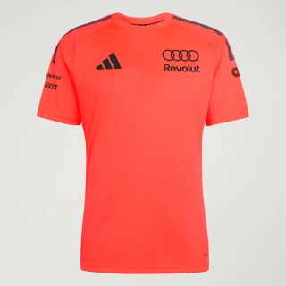 Tričko Audi Revolut F1 červené s logy sponzorů x Adidas - týmová edice